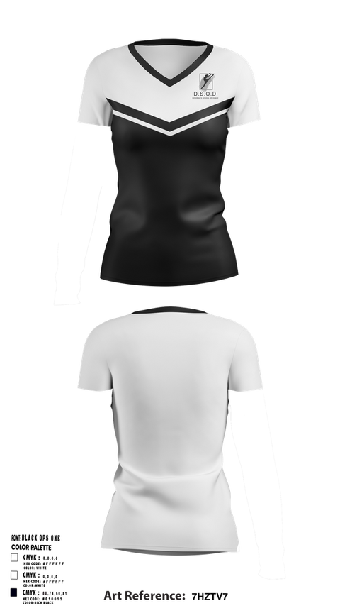 Womens Short Sleeve Vneck Shirt, Deborah's School of Dance, , Teamtime, Team time, sublimation, custom sports apparel, team uniforms, spirit wear, spiritwear, sports uniforms, custom shirts, team store, custom team store, fundraiser sports, apparel fundraiser