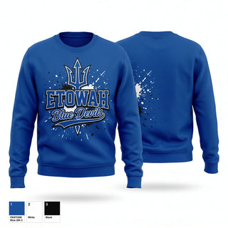 Crew Neck Sweatshirt, Etowah, Spirit Store, Teamtime, Team time, sublimation, custom sports apparel, team uniforms, spirit wear, spiritwear, sports uniforms, custom shirts, team store, custom team store, fundraiser sports, apparel fundraiser