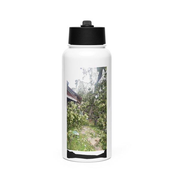 Tree Cutting Services 63295741 Stainless Steel Water Bottle with a Straw Lid