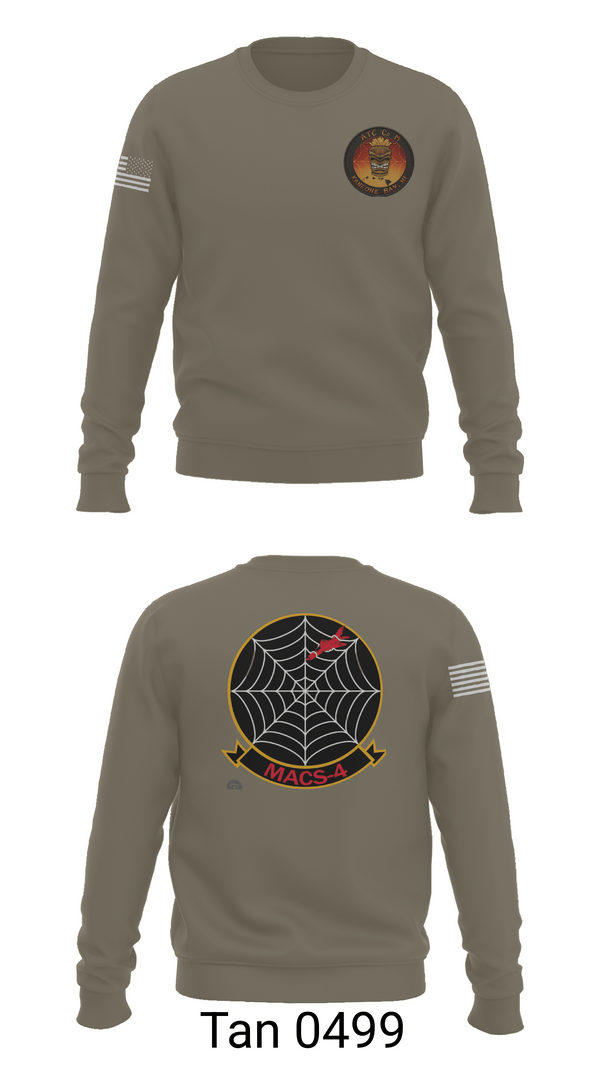 Crew Neck Sweatshirt, Air Traffic Control Company M, Marines, Teamtime, Team time, sublimation, custom sports apparel, team uniforms, spirit wear, spiritwear, sports uniforms, custom shirts, team store, custom team store, fundraiser sports, apparel fundraiser