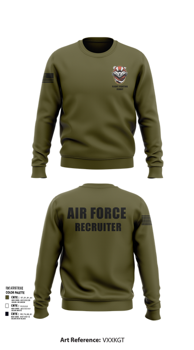 336 RCS F Flight 15570054 Crew Neck Sweatshirt - 101
