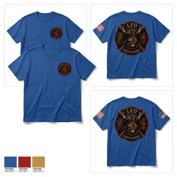 Old School Cotton Feel Shirt, Scott Fire/Rescue, Fire Department, Teamtime, Team time, sublimation, custom sports apparel, team uniforms, spirit wear, spiritwear, sports uniforms, custom shirts, team store, custom team store, fundraiser sports, apparel fundraiser