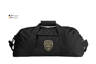 Duffle Bag, Minnesota State Patrol, Police, Teamtime, Team time, sublimation, custom sports apparel, team uniforms, spirit wear, spiritwear, sports uniforms, custom shirts, team store, custom team store, fundraiser sports, apparel fundraiser