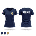 Pottsville police department Women's Short Sleeve V-neck Shirt - 1