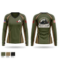 1033rd Engineer Support Company Women's Long Sleeve V-neck Shirt - 1