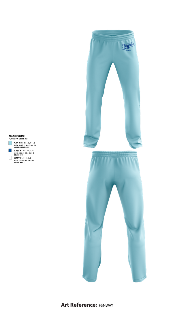Sweatpants, Newtown Royals, Baseball, Teamtime, Team time, sublimation, custom sports apparel, team uniforms, spirit wear, spiritwear, sports uniforms, custom shirts, team store, custom team store, fundraiser sports, apparel fundraiser