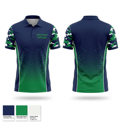 West bend bulldogs Short Sleeve Performance Polo - 1