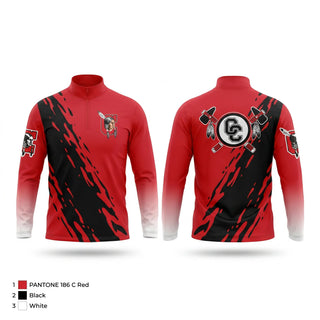 Quarter Zip Jacket, Cheyenne Central, , Teamtime, Team time, sublimation, custom sports apparel, team uniforms, spirit wear, spiritwear, sports uniforms, custom shirts, team store, custom team store, fundraiser sports, apparel fundraiser