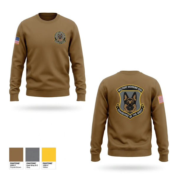 Crew Neck Sweatshirt, 75 SFS MWD Section, Air Force, Teamtime, Team time, sublimation, custom sports apparel, team uniforms, spirit wear, spiritwear, sports uniforms, custom shirts, team store, custom team store, fundraiser sports, apparel fundraiser