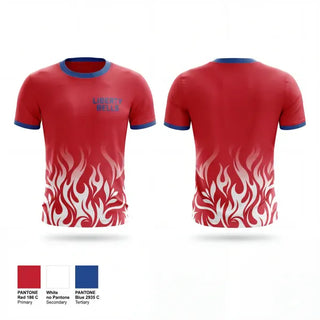 Short Sleeve Performance Shirt, Liberty Bells, Women's Soccer, Teamtime, Team time, sublimation, custom sports apparel, team uniforms, spirit wear, spiritwear, sports uniforms, custom shirts, team store, custom team store, fundraiser sports, apparel fundraiser