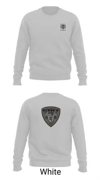 Crew Neck Sweatshirt, DuBois City CIRTDuBois City CIRT, Police, Teamtime, Team time, sublimation, custom sports apparel, team uniforms, spirit wear, spiritwear, sports uniforms, custom shirts, team store, custom team store, fundraiser sports, apparel fundraiser