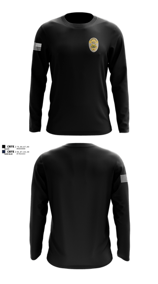Long Sleeve Performance Shirt, McCordsville Police Department, Police, Teamtime, Team time, sublimation, custom sports apparel, team uniforms, spirit wear, spiritwear, sports uniforms, custom shirts, team store, custom team store, fundraiser sports, apparel fundraiser