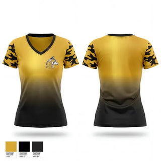 Womens Short Sleeve Vneck Shirt, Cullowhee valley wolves, Baseball, Teamtime, Team time, sublimation, custom sports apparel, team uniforms, spirit wear, spiritwear, sports uniforms, custom shirts, team store, custom team store, fundraiser sports, apparel fundraiser