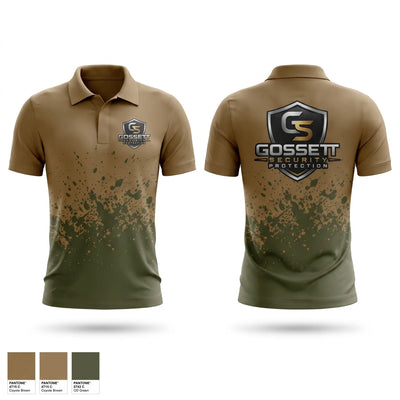 Gossett security protection Short Sleeve Performance Polo - 1
