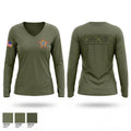 Corrections Women's Long Sleeve V-neck Shirt - 1