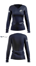 2nd city Constable's office 69074620 Women's Long Sleeve V-neck Shirt - 100