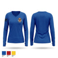 Grand Isle Volunteer Fire Department Women's Long Sleeve V-neck Shirt - 1