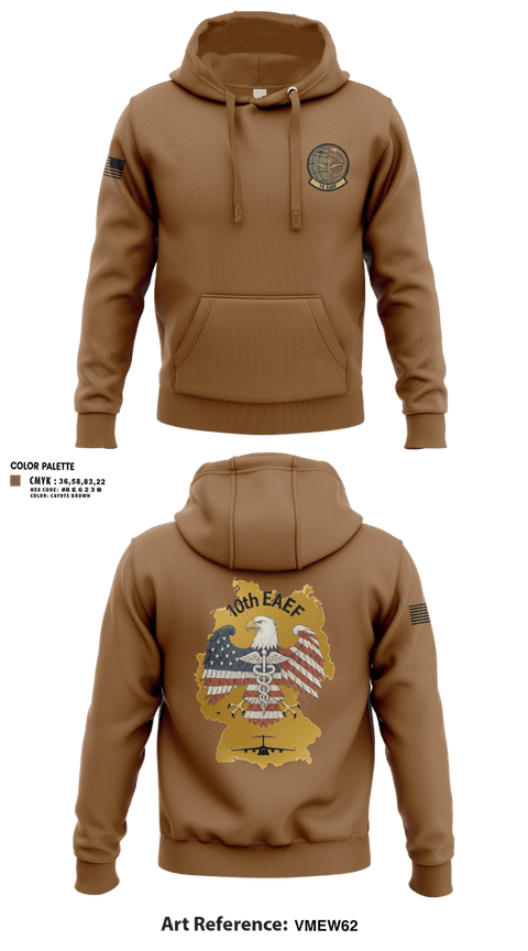 Hoodie, 10th Expeditionary Aeromedical Evacuation Flight (10th EAEF/26.1), , Teamtime, Team time, sublimation, custom sports apparel, team uniforms, spirit wear, spiritwear, sports uniforms, custom shirts, team store, custom team store, fundraiser sports, apparel fundraiser
