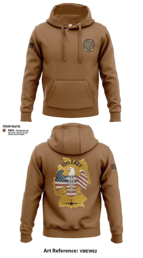 Hoodie, 10th Expeditionary Aeromedical Evacuation Flight (10th EAEF/26.1), , Teamtime, Team time, sublimation, custom sports apparel, team uniforms, spirit wear, spiritwear, sports uniforms, custom shirts, team store, custom team store, fundraiser sports, apparel fundraiser