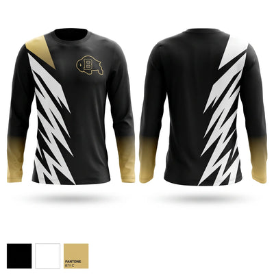 Buffalo Bison Long Sleeve Performance Shirt - 1
