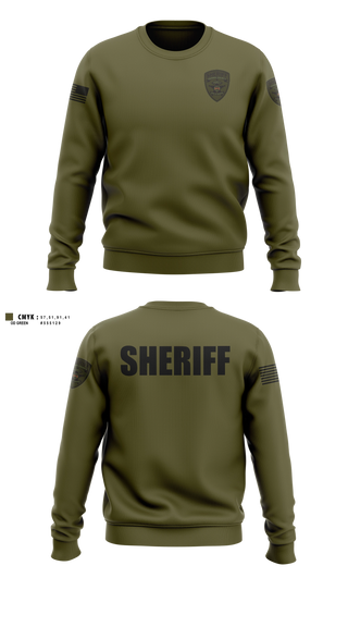 Crew Neck Sweatshirt, Fannin county  sheriff’s office, Police, Teamtime, Team time, sublimation, custom sports apparel, team uniforms, spirit wear, spiritwear, sports uniforms, custom shirts, team store, custom team store, fundraiser sports, apparel fundraiser