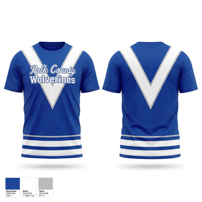 Polk county wolverines Short Sleeve Performance Shirt - 2
