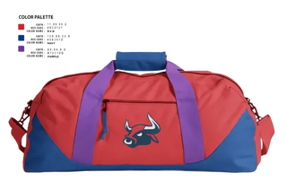Duffle Bag, Smithtown Bulls, Baseball, Teamtime, Team time, sublimation, custom sports apparel, team uniforms, spirit wear, spiritwear, sports uniforms, custom shirts, team store, custom team store, fundraiser sports, apparel fundraiser