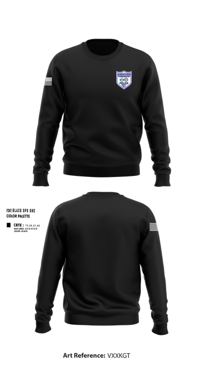 Andover Township Police Department 13076231 Crew Neck Sweatshirt - 102