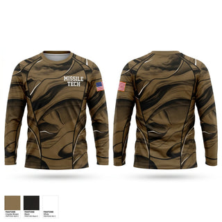 Long Sleeve Performance Shirt, Missile tech, Navy, Teamtime, Team time, sublimation, custom sports apparel, team uniforms, spirit wear, spiritwear, sports uniforms, custom shirts, team store, custom team store, fundraiser sports, apparel fundraiser