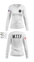 Major Theft Task Force Women's Long Sleeve V-neck Shirt - 102