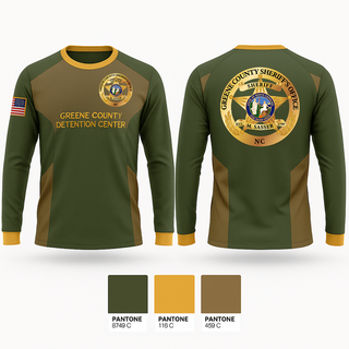Long Sleeve Performance Shirt, Greene county detention center, Police, Teamtime, Team time, sublimation, custom sports apparel, team uniforms, spirit wear, spiritwear, sports uniforms, custom shirts, team store, custom team store, fundraiser sports, apparel fundraiser