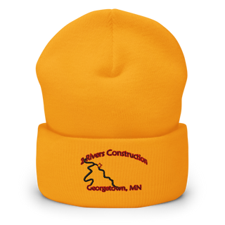 2 Rivers Construction 23011625 Cuffed Beanie | Yupoong 1501KC