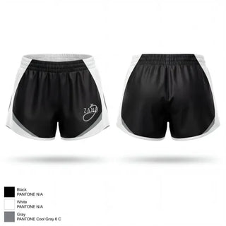Womens Shorts, Zano Salons, , Teamtime, Team time, sublimation, custom sports apparel, team uniforms, spirit wear, spiritwear, sports uniforms, custom shirts, team store, custom team store, fundraiser sports, apparel fundraiser