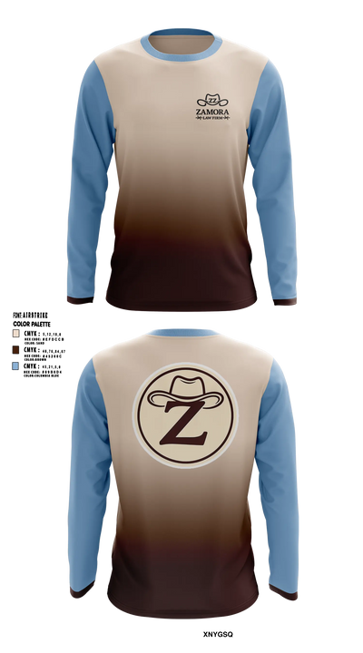 Zamora Law Firm Long Sleeve Performance Shirt - 5