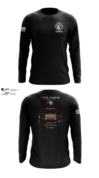 Long Sleeve Performance Shirt, Lander rural fire, Fire Department, Teamtime, Team time, sublimation, custom sports apparel, team uniforms, spirit wear, spiritwear, sports uniforms, custom shirts, team store, custom team store, fundraiser sports, apparel fundraiser