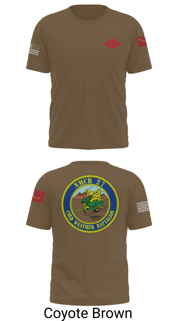 Short Sleeve Performance Shirt, NMCB  27, Navy, Teamtime, Team time, sublimation, custom sports apparel, team uniforms, spirit wear, spiritwear, sports uniforms, custom shirts, team store, custom team store, fundraiser sports, apparel fundraiser