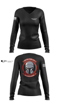 637th Chemical Company 41449538 Women's Long Sleeve V-neck Shirt - 3