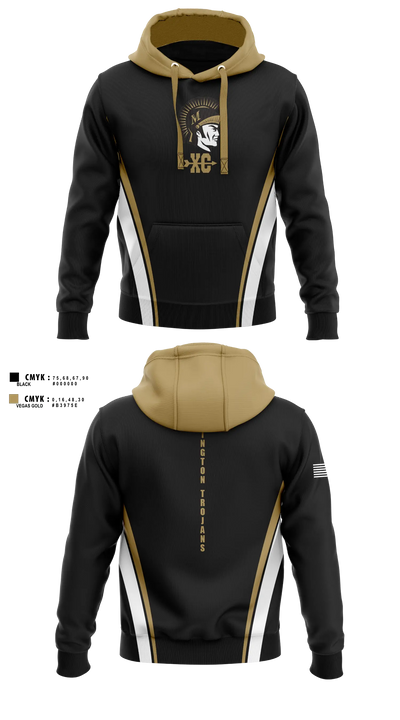 Millington Central High School Cross Country 92658171 Hoodie - 100