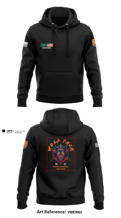 Wolf PAC-🚀🚀🚀 3395688 Hoodie - 7