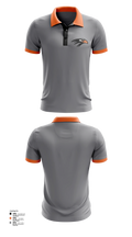Bloomer Blackhawk'sTrack & Field Short Sleeve Performance Polo - 3