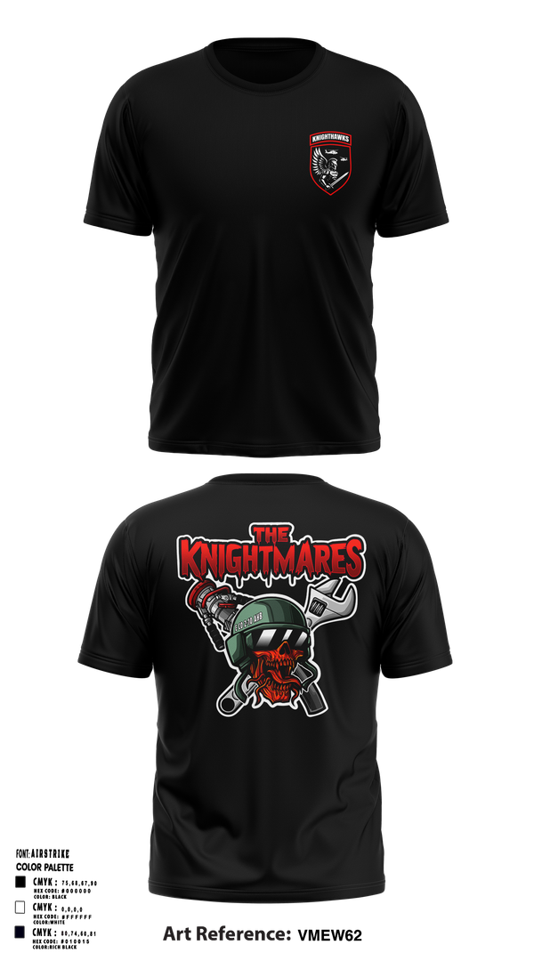 Short Sleeve Performance Shirt, 2-10 AHB Knighthawks, Spirit Store, Teamtime, Team time, sublimation, custom sports apparel, team uniforms, spirit wear, spiritwear, sports uniforms, custom shirts, team store, custom team store, fundraiser sports, apparel fundraiser
