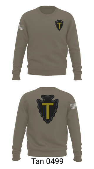 Crew Neck Sweatshirt, B CO 3-141, Army, Teamtime, Team time, sublimation, custom sports apparel, team uniforms, spirit wear, spiritwear, sports uniforms, custom shirts, team store, custom team store, fundraiser sports, apparel fundraiser