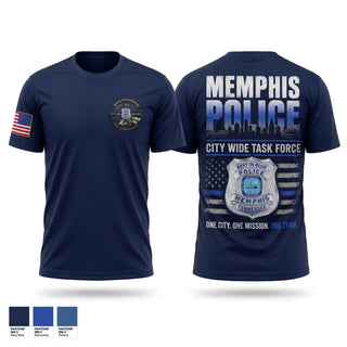 Old School Cotton Feel Shirt, Memphis Police Department City Wide Task Force, Police, Teamtime, Team time, sublimation, custom sports apparel, team uniforms, spirit wear, spiritwear, sports uniforms, custom shirts, team store, custom team store, fundraiser sports, apparel fundraiser