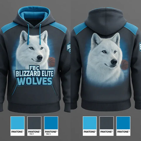 Hoodie, FBC Blizzard Elite Wolves, Women's Basketball, Teamtime, Team time, sublimation, custom sports apparel, team uniforms, spirit wear, spiritwear, sports uniforms, custom shirts, team store, custom team store, fundraiser sports, apparel fundraiser