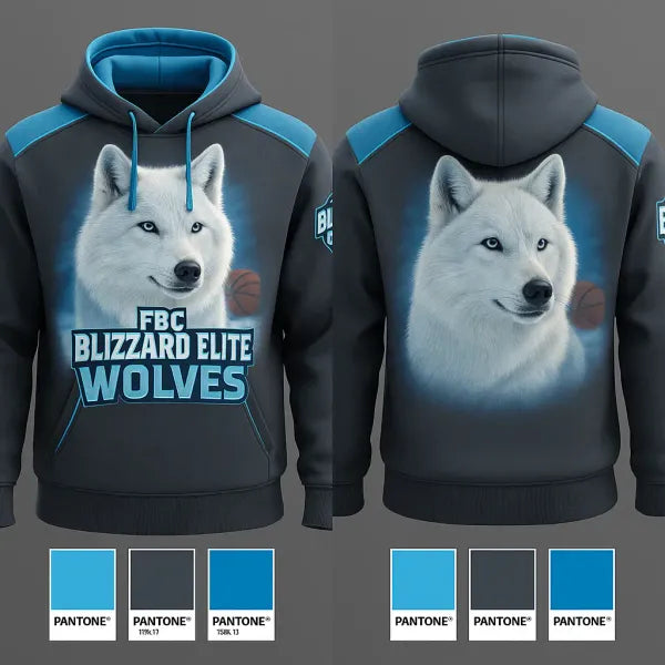 Hoodie, FBC Blizzard Elite Wolves, Women's Basketball, Teamtime, Team time, sublimation, custom sports apparel, team uniforms, spirit wear, spiritwear, sports uniforms, custom shirts, team store, custom team store, fundraiser sports, apparel fundraiser
