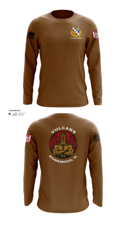 317th ECC 65415028 Long Sleeve Performance Shirt 101