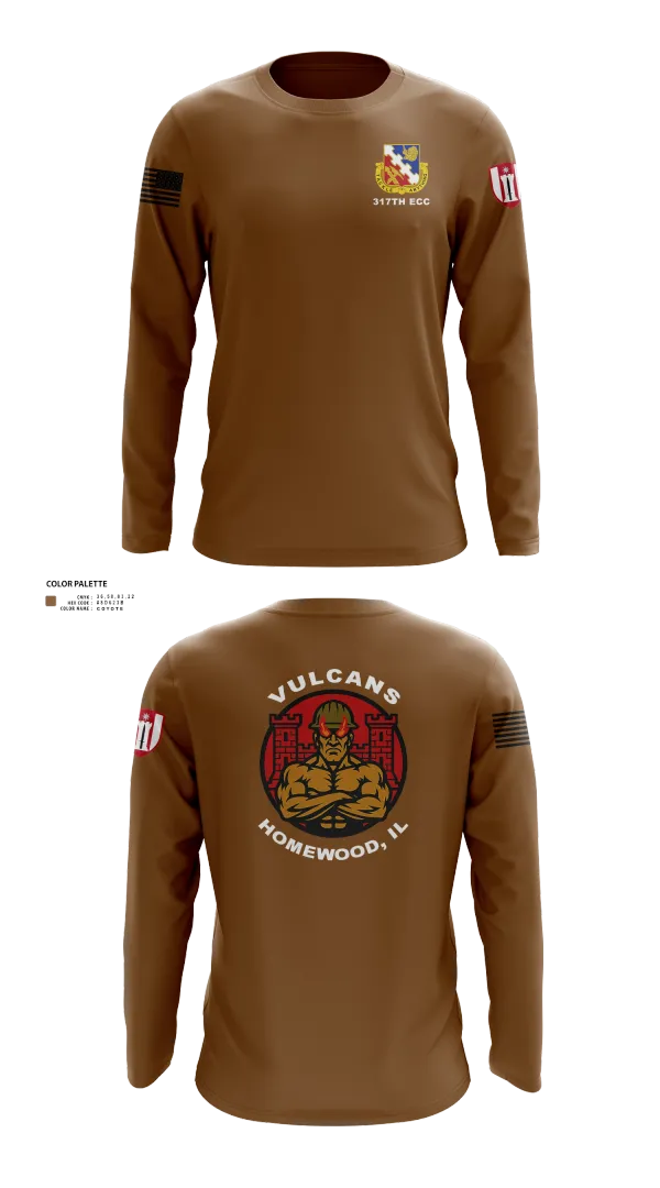 Long Sleeve Performance Shirt, 317th ECC, Army, Teamtime, Team time, sublimation, custom sports apparel, team uniforms, spirit wear, spiritwear, sports uniforms, custom shirts, team store, custom team store, fundraiser sports, apparel fundraiser