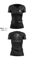 Farmersville PD 79082550 Women's Short Sleeve V-neck Shirt - 100