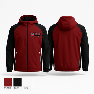 Windbreaker, Idabel Lady Warriors Basketball, Women's Basketball, Teamtime, Team time, sublimation, custom sports apparel, team uniforms, spirit wear, spiritwear, sports uniforms, custom shirts, team store, custom team store, fundraiser sports, apparel fundraiser