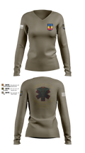 426 RTI 42306217 Women's Long Sleeve V-neck Shirt - 102